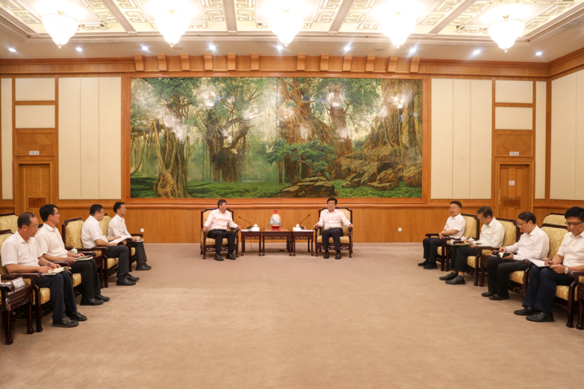 單忠立拜會(huì)福建省省長趙龍并在福建區(qū)域調(diào)研